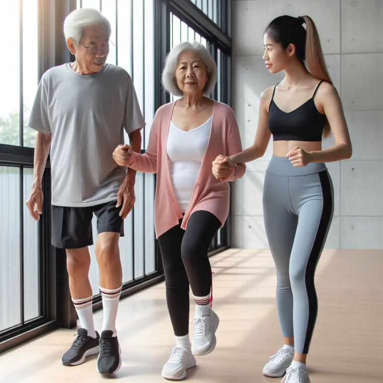 Ходьба на месте для пожилых: Простое решение для активного образа жизни