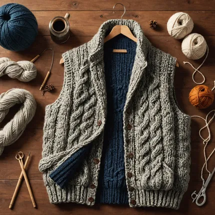 Как связать жилет спицами: Простые схемы вязания жилета спицами для начинающих